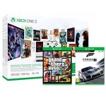 Amazon: Xbox One S 500Go 3M Game Pass + 3M LIVE + GTA V + Forza MotorSport 7 à 229€