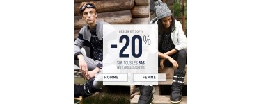 Bonobo Jeans: -20% de réduction sur tous les bas dès 2 articles achetés