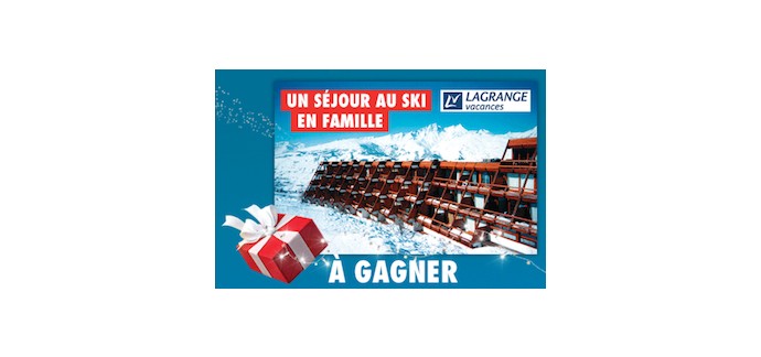 Carrefour: Un séjour au ski en famille et d'autres lots à gagner