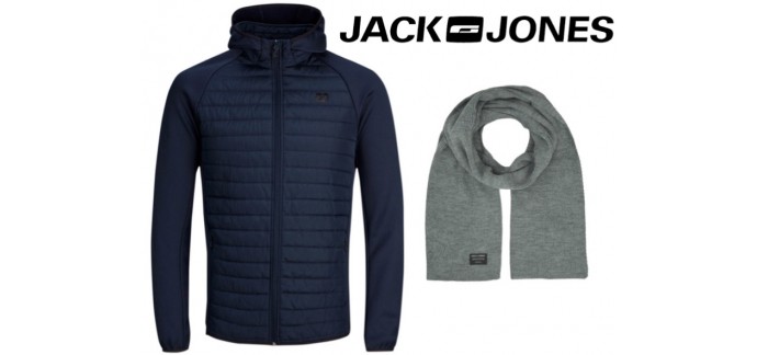 JACK & JONES: 1 écharpe offerte pour l'achat d'une veste