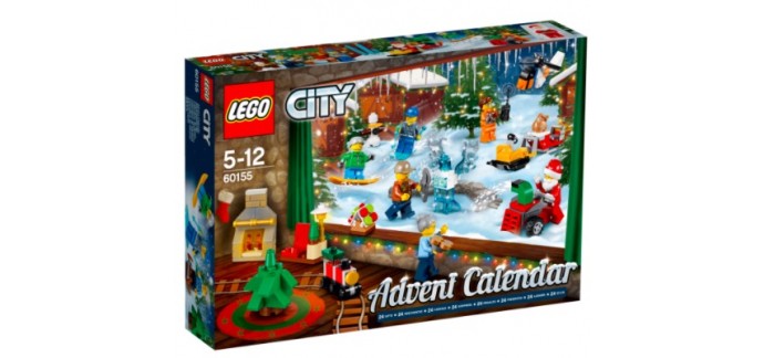 Rue du Commerce: Calendrier de l'Avent LEGO City - 60155 à 10,56€