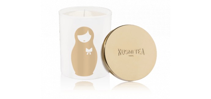 Kusmi Tea: 1 Bougie Matriochka offerte dès 60€ d'achats