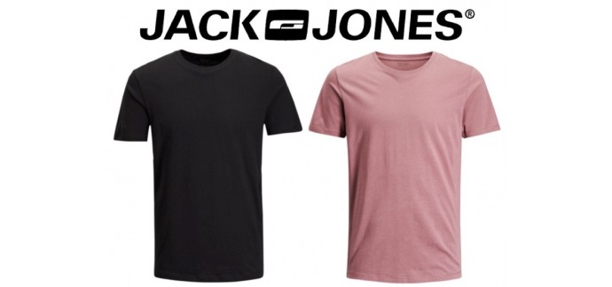 JACK & JONES: 3 t-shirts basiques pour le prix de 2 (17 coloris au choix)