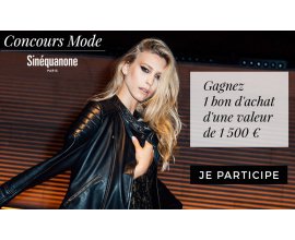 Be Magazine: Un bon d'achat Sinéquanone de 1500€ à gagner