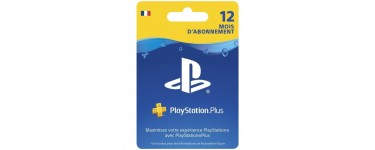 Cdiscount: Abonnement Playstation Plus 12 Mois PSVita-PS3-PS4 à 59,98€ au lieu de 69,99€
