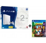 Micromania: PS4 Pro 1To Blanche + Destiny 2 + Crash Bandicoot à 329,99€