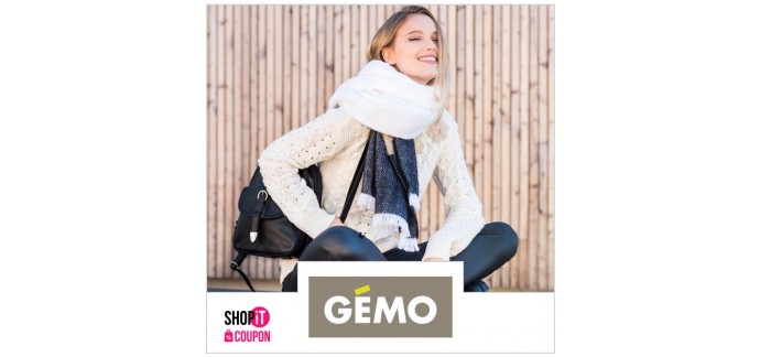 Showroomprive: Payez 5€ pour 40% de réduction sur l'e-shop Gémo