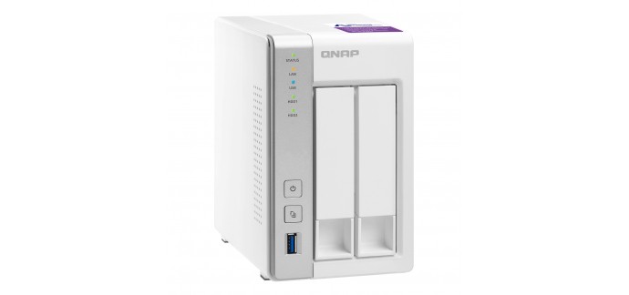 LDLC: Serveur NAS 2 baies Qnap TS-231P à 179,95€ au lieu de 214,96€