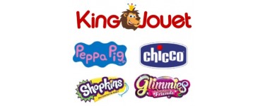 King Jouet: 50% de réduction sur le 2ème jouet acheté parmi une sélection de marques