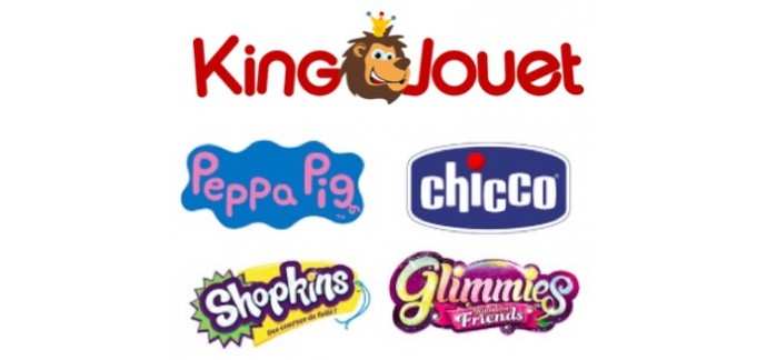 King Jouet: 50% de réduction sur le 2ème jouet acheté parmi une sélection de marques