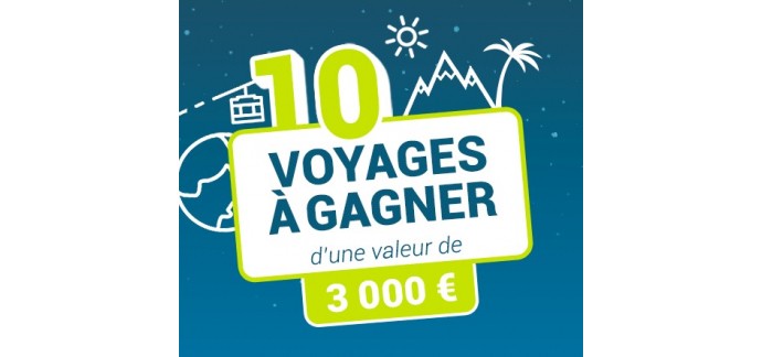 Carrefour: 10 voyages d'une valeur de 3000€ à gagner