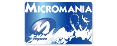 Micromania: 10€ offerts en bon d'achat tous les 200€ grâce à la carte de fidélité