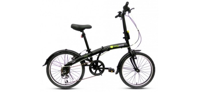 Norauto: Vélo pliant WAYSCRAL Foldy 20'' Rouge, Noir ou Blanc à 159€