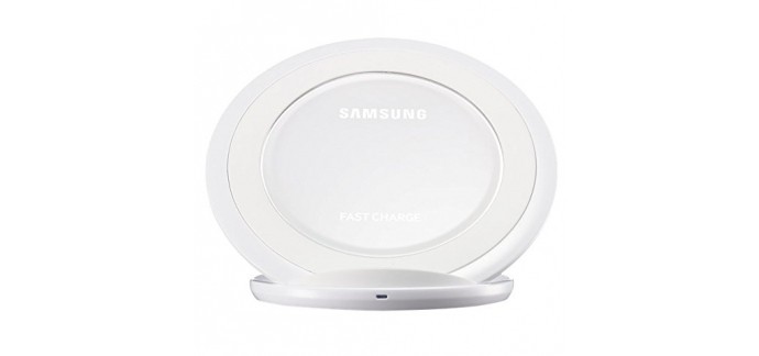 Amazon: Chargeur à Induction Stand Samsung Blanc à 9,99€ (dont 20€ via ODR)