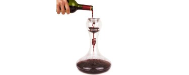 Vivre mieux: Carafe à décanter Tourbillon pour aérer le vin à 39,84€ au lieu de 69,90€