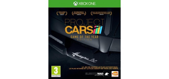 Cdiscount: Jeu Project Cars Goty Edition sur Xbox One à 9.99€