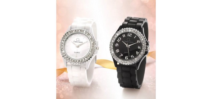 Temps L: Une montre Strass Charles Laurent offerte en cadeau pour tout achat sur le site