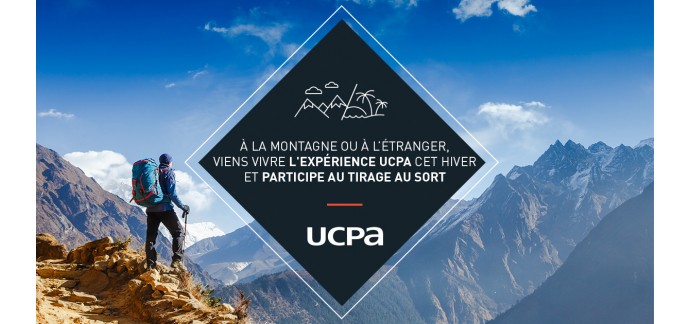 UCPA: 4 séjours et week-ends UCPA hiver 2018 et bien plus à gagner
