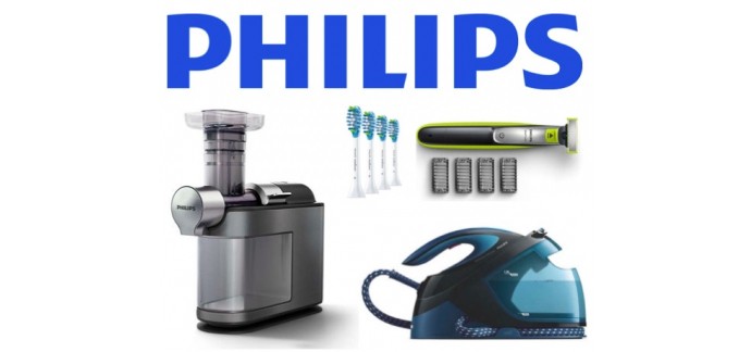 Philips: 40% de réduction sur tout le site (hors promotions et santé)