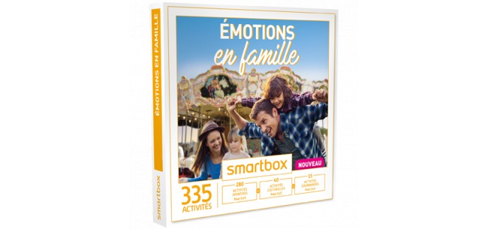 Le Journal des Femmes: 5 coffrets Smartbox "Émotions en famille" à gagner