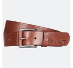 Billabong: Ceinture Homme en cuir Curva Leather Belt à 27,90€ au lieu de 40€ 