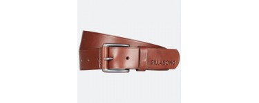 Billabong: Ceinture Homme en cuir Curva Leather Belt à 27,90€ au lieu de 40€ 