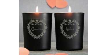 Cadeaux.com: 2 bougies personnalisées à 29.90€ au lieu de 33.80€ 