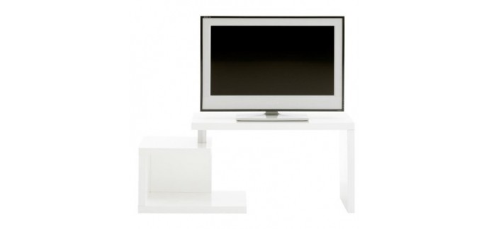 GiFi: Meuble TV design blanc laqué à 59€ seulement au lieu de 159€