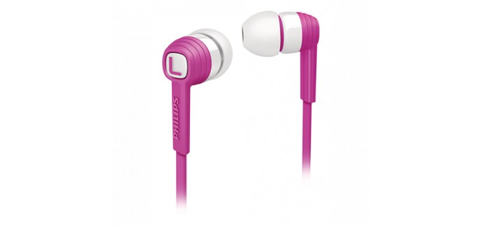 Auchan: Ecouteurs intra-auriculaires Rose Indies Collection Philips à 7.14€ au lieu de 29.99€ 