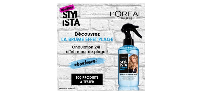 Beauté Test: 100 sprays cheveux Stylista The Beachwave Mist de L'Oréal à tester