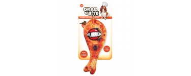 Zooplus: Jouet Plubber en forme de cuisse de poulet grillée pour chien à 7,99€