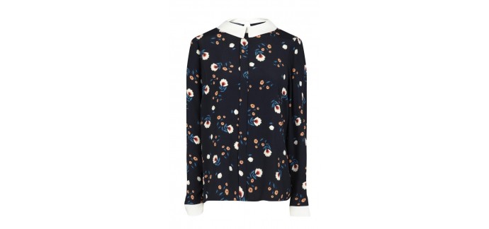 NAF NAF: Blouse fleurie col claudine NAF NAF à 29€ au lieu de 44.99€