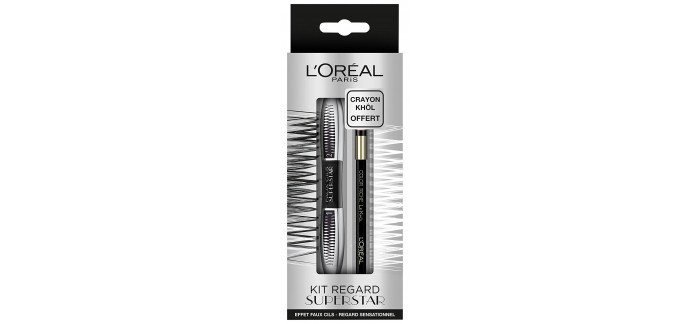 Amazon: Kit regard Superstar L'Oréal à 6.65€ au lieu de 16€ 