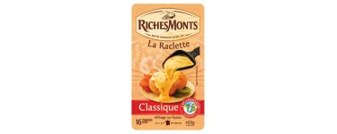 Carrefour: Lot de 3x240g Raclette classique RicheMonts à 7.98€ au lieu de 11.97€ 