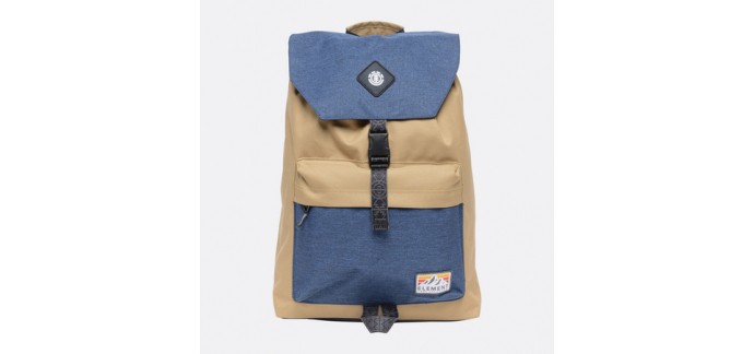 Element: Sac à dos Wessel 28L beige et bleu à seulement 38,50€