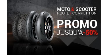 1001pneus: -50% sur une sélection de pneus Moto