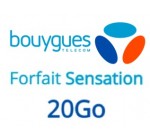 Bouygues Telecom: 180€ remboursés pour la souscription d’un forfait Sensation 20 Go et + 