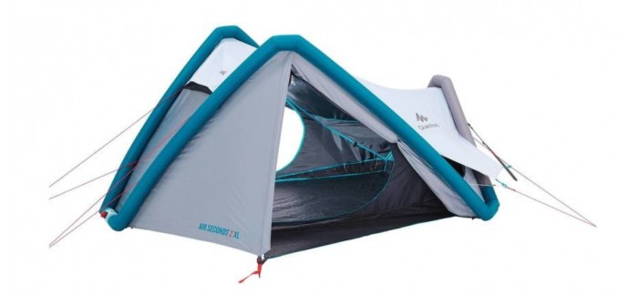 Decathlon: Tente pour 2 personnes Air Seconds XL Fresh&Black Quechua à 69.99€ au lieu de 139.99€