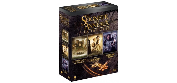 Amazon: Coffret DVD La Trilogie "Le Seigneur des Anneaux" Edition simple à 9,99€