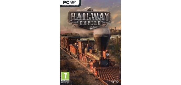 Instant Gaming: -46% sur la précommande du jeu Railway Empire sur PC