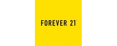 Forever 21: 6€ offerts sur votre commande en s'inscrivant à la Newsletter