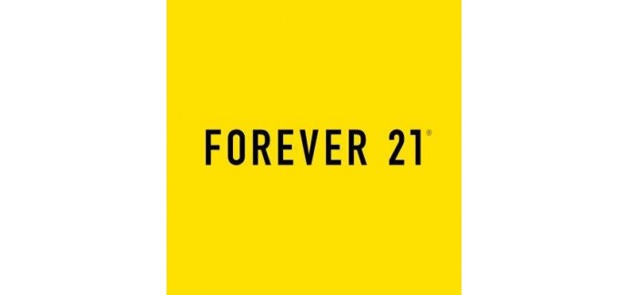 Forever 21: 6€ offerts sur votre commande en s'inscrivant à la Newsletter