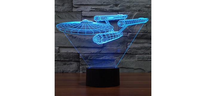 Miniinthebox: Lampe 3d Tactile coloré vision au prix de 11,41 €