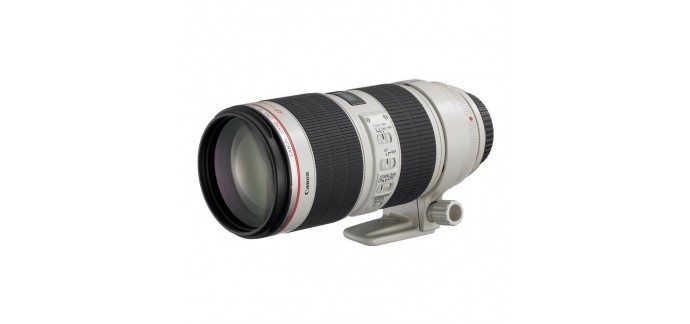 Pixmania: -29 % sur l'objectif Canon EF 70-200mm f/2.8 L IS II USM