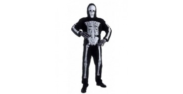 Rue de la Fête: 20 % de remise sur le déguisement de squelette imprimé pour Adulte qui passe de 21,90€ à 17,90€