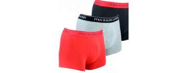 Solendro: -30 % sur le Lot de 3 boxers rouge, gris et noir en coton stretch