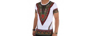 La Boutique Officielle: -40 % sur le Tee Shirt Dashiki T160933 Blanc