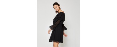 Promod: Robe à Encolure Bardot à 22,47€ au lieu de 44,95€