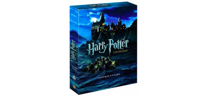 Amazon: Coffret DVD L'Intégrale des 8 Films Harry Potter à 22,82€