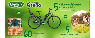 Intermarché: 5 vélos électriques avec porte-bébé, 5 séjours nature en famille, 60 kits pique-nique à gagner